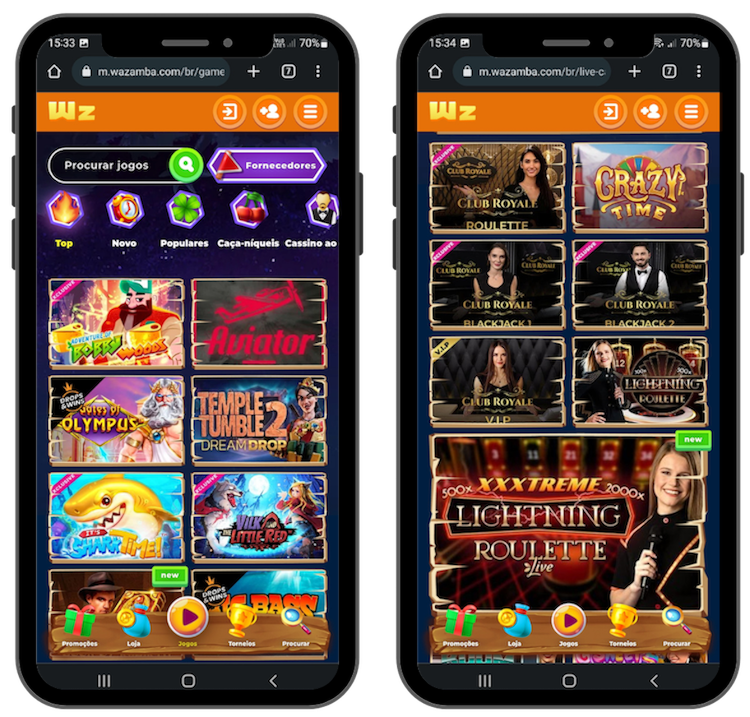 wazamba-casino screenshot