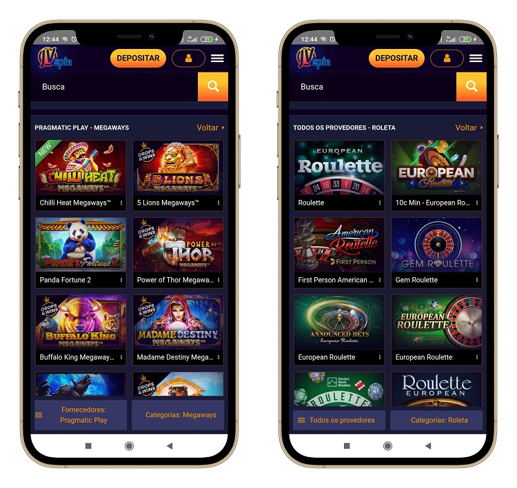 jvspin-casino screenshot