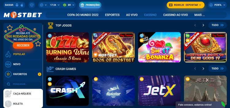mostbet-casino screenshot
