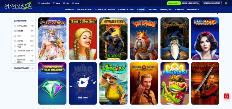 sportaza-casino screenshot
