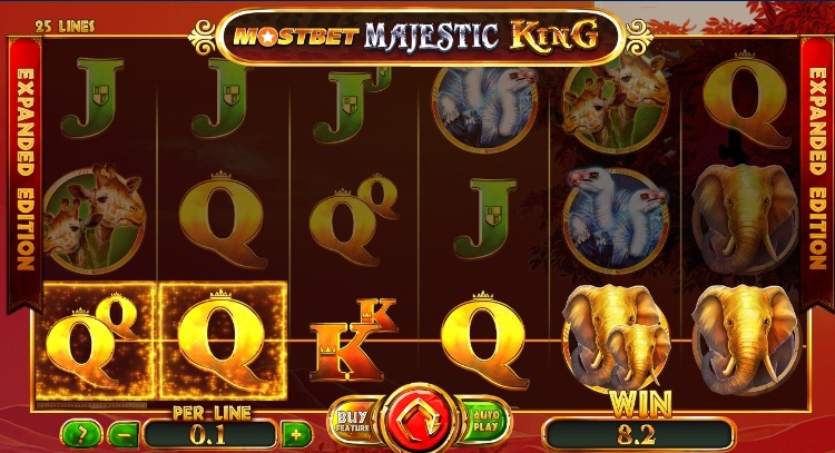 tela do jogo majestic king